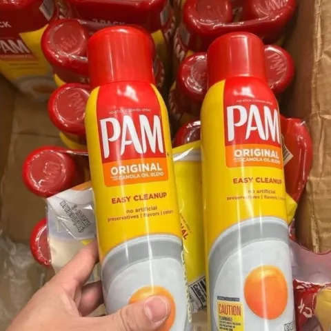 Dầu Xịt Pam 0 Calo - Dầu Hoa Cải Ăn Kiêng Chiên Xào Salad Giảm Cân