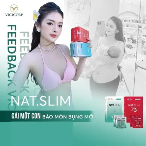 Giảm cân Nat Slim chính hãng Vicicorp (Natslim & Nat.slim x3)
