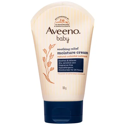 Kem dưỡng ẩm cho da khô ngứa và nhạy cảm Aveeno baby soothing relief moisture cream 100g