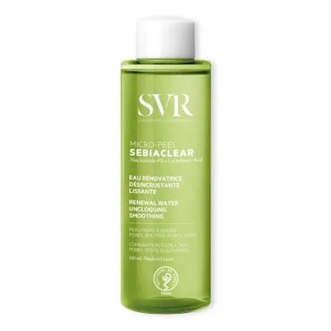 (Hàng ngoại) Nước hoa hồng SVR Sebiaclear Micro Peel - Toner Làm Sạch Cho Da Dầu Mụn, Cải Thiện Tình Trạng Lỗ Chân Lông, Chống Viêm