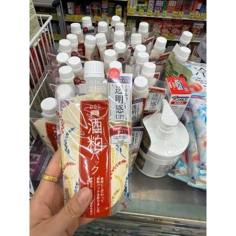 Mặt Nạ Ủ PDC Sake Dưỡng Trắng Da, Giảm Mụn Đầu Đen Và Thu Nhỏ Lỗ Chân Lông PDC Nội Địa Nhật - 170g