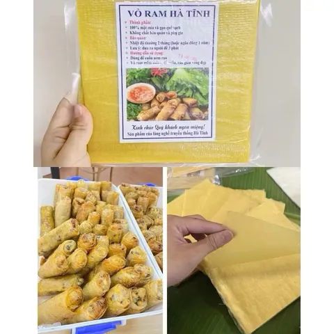 100 Lá bánh cuốn nem giòn ngon - Vỏ ram hà tĩnh