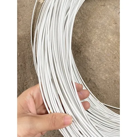 20 Mét dây thép bọc nhựa trắng không rỉ 2.5li