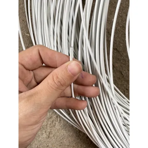 20 Mét dây thép bọc nhựa trắng không rỉ 2.5li