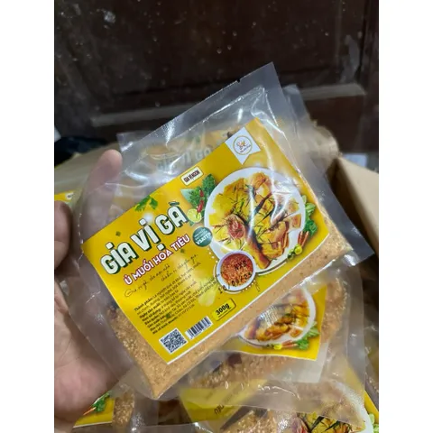 Set 2 gói gia vị gà ủ muối hoa tiêu dùng cho 6-8 con gà tặng kèm muối