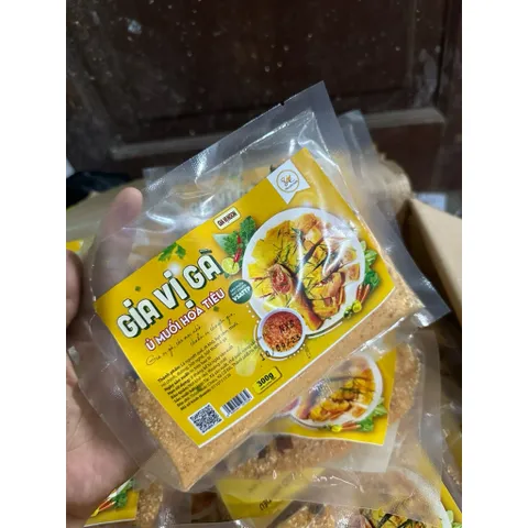 Set 2 gói gia vị gà ủ muối hoa tiêu dùng cho 6-8 con gà tặng kèm muối