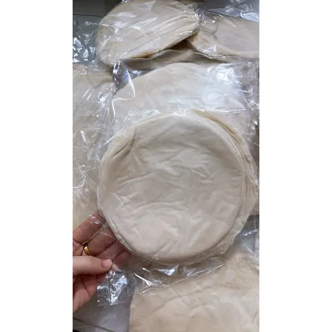 Tập 100 Lá bánh cuốn nem, vỏ bánh bò bía size 18cm
