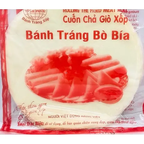 5 Gói 150 lá bánh tráng đậu xanh size 20cm - bánh cuốn nem giòn ngon
