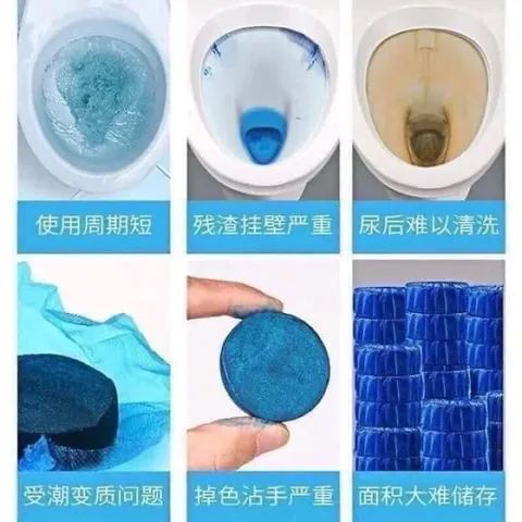 10 Viên thả bồn cầu - viên tẩy bồn cầu khử mùi hiệu quả