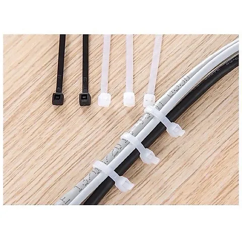 100gram Dây rút nhựa, dây thít buộc chắc chắn dài 15cm màu đen, trắng