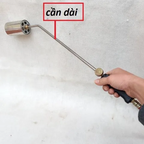 Khò ga công nghiệp, khò ga thui trâu bò lợn cán dài 70cm, dây dẫn 1,5mét