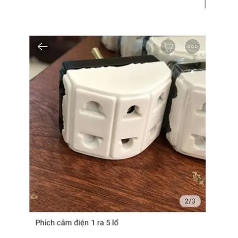 Phích cắm điện 1 chia 5 tiện dụng cho mọi nhà