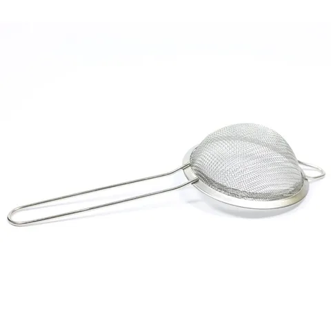 Rây lọc bằng thép không rỉ có tay cầm dài cho trà/ thực phẩm/ bột làm bánh