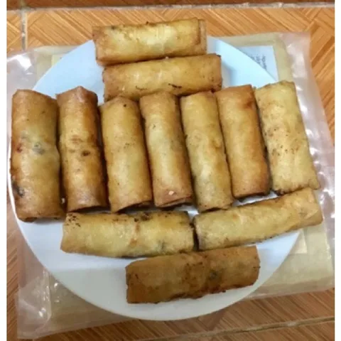 Combo 5 túi bánh tráng bò bía đậu xanh size 16cm đủ 30 lá