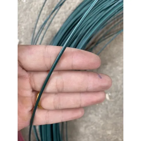 50 Mét Dây thép bọc nhựa màu xanh không rỉ loại 3.5li - Dây thép đa năng