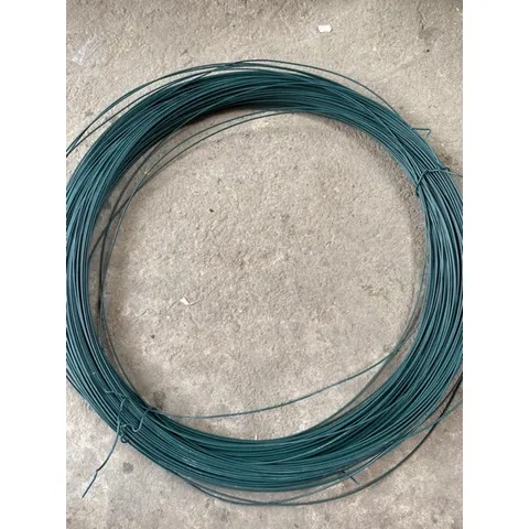 50 Mét Dây thép bọc nhựa màu xanh không rỉ loại 3.5li - Dây thép đa năng