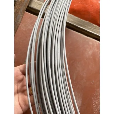 20 Mét dây thép bọc nhựa màu xanh màu ghi màu trắng 3 li; 3.5li