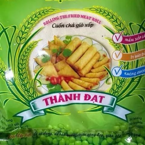 300 Lá ( 10 gói ) Bánh tráng bò bía đậu xanh - Bánh đa nem cuốn chả giò giòn xốp