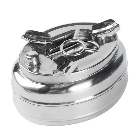 Gạt tàn inox xoay, gạt tàn bấm, gạt tàn thủy tinh