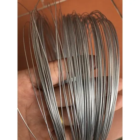 500gram dây thép 0,5 li mạ kẽm làm hoa giấy - Dây thép trang trí