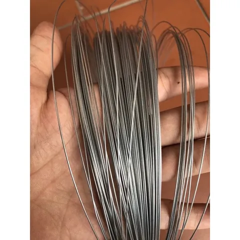 500gram dây thép 0,5 li mạ kẽm làm hoa giấy - Dây thép trang trí