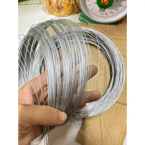 500gram dây thép 0,5 li mạ kẽm làm hoa giấy - Dây thép trang trí