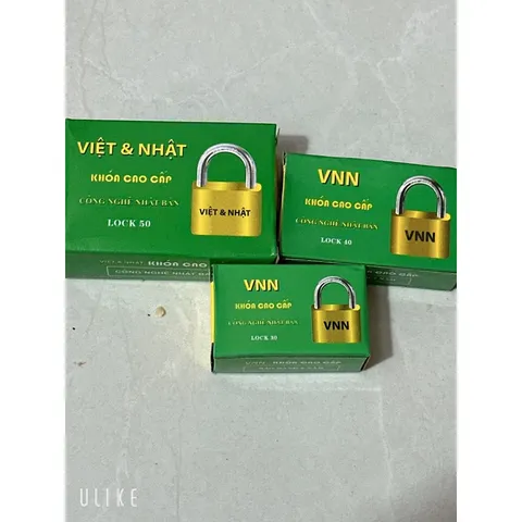 Khoá việt nhật siêu bền - Ổ khóa bấm cao cấp đủ cỡ 882882