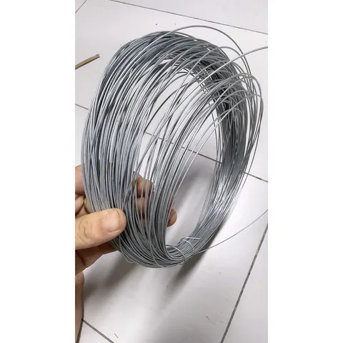 10 Mét dây thép mạ kẽm 1 li dẻo dai - Dây thép làm hoa giấy thủ công