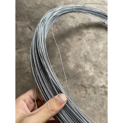 10 Mét Dây thép 1 li mạ kẽm mềm dẻo dễ uốn