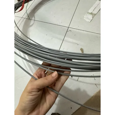 10 mét dây thép bọc nhựa không rỉ màu ghi xám 3li, 3.5li và 4li - dây thép bọc nhựa đa năng