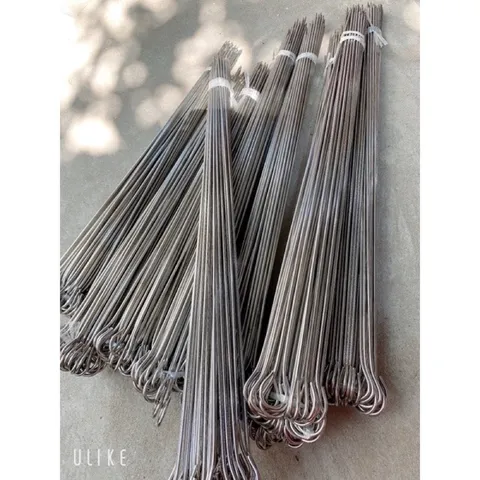 Combo 20 Que xiên inox nướng thịt dài 40cm, 50cm,60cm và 70cm