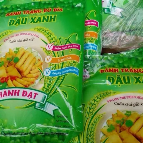 10 Gói ( 300 lá ) bánh tráng đậu xanh - bánh tráng bò bía ngọt