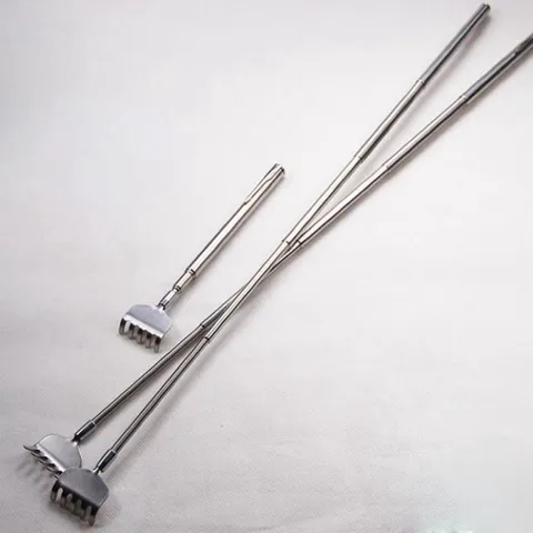 Cây gãi lưng, gãi ngứa inox có thể kéo dài rút gọn 50cm