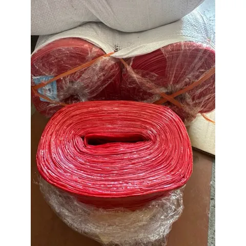 10 cuộn dây nilong, dây khâu, dây dứa buộc hàng màu đỏ