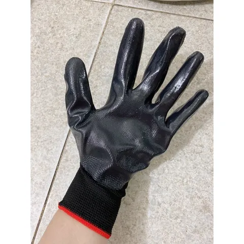 1 Đôi gang tay phủ sơn 388 màu xanh, màu đen
