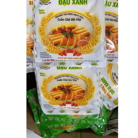 300 Lá nem đậu xanh - bánh tráng đậu xanh giòn xốp 16cm