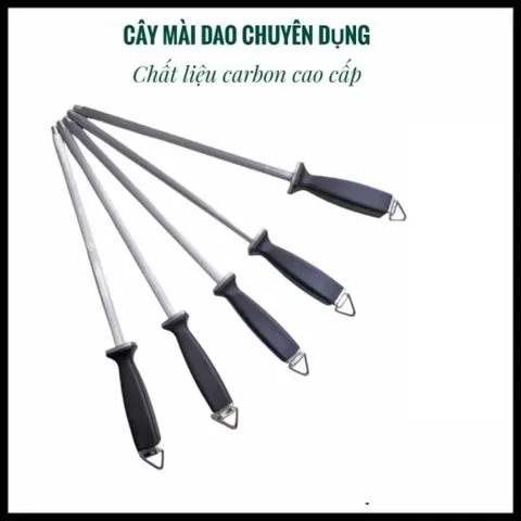 Cây liếc dao, thanh mài dao kéo thép cacbon siêu cứng loại chuẩn xịn