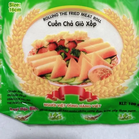 10 Gói 300 lá nem chuyên cuốn chả giò - Bánh tráng bò bía đậu xanh