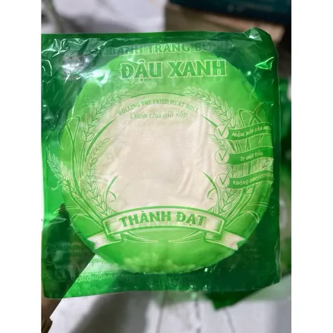 5 Gói 150 Lá Bánh tráng bò bía đậu xanh - Bánh đa nem cuốn chả giò giòn xốp đủ loại