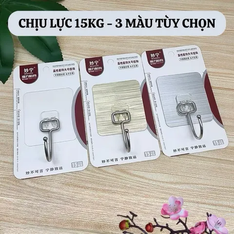 Móc dính tường to đại chịu lực 15kg - Móc treo