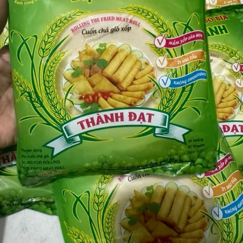 30 Gói Bánh tráng đậu xanh - Bánh đa nem cuốn chả giò giòn xốp