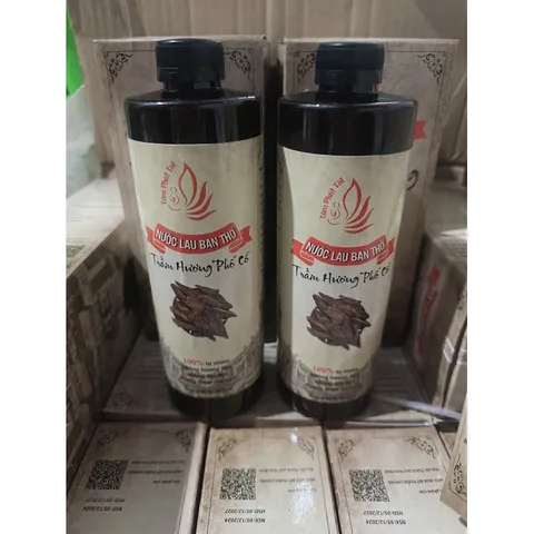 Nước lau ban thờ bàn thờ 500ml đồ thờ cúng Trầm hương Phố Cổ cao cấp lau ban thờ thần tài ông địa tài lộc phong thuỷ