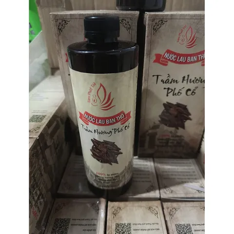 Nước lau ban thờ bàn thờ 500ml đồ thờ cúng Trầm hương Phố Cổ cao cấp lau ban thờ thần tài ông địa tài lộc phong thuỷ