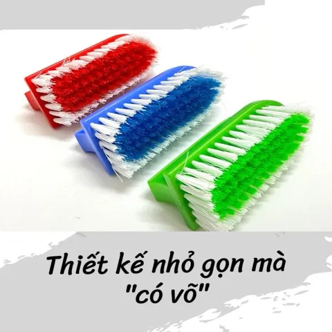 Bàn chải giặt quần áo, giày dép đa năng có tay cầm tiện lợi