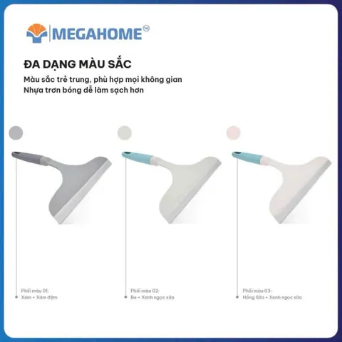 Cây Gạt Kính Cầm Tay, Cây Gạt Nước Tiện Lợi Megahome, Nhỏ Gọn, Đa Năng