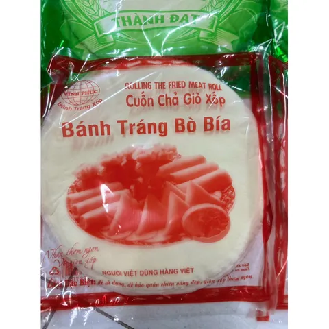300 Lá gồm 10 tập bánh tráng đậu xanh cuốn chả giò giòn xốp sz 20cm