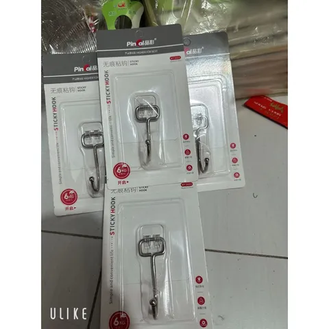 Móc dán tường inox chịu lực tốt, móc dán trong siêu bam dính