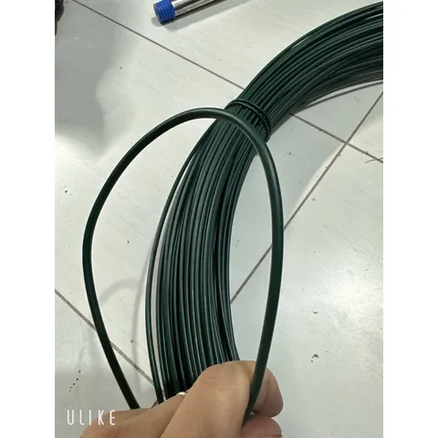 10 Mét Dây thép bọc nhựa loại 4li uốn dẻo - Dây thép đa năng không rỉ