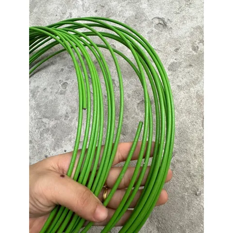 10 Mét Dây thép bọc nhựa loại 4li uốn dẻo - Dây thép đa năng không rỉ