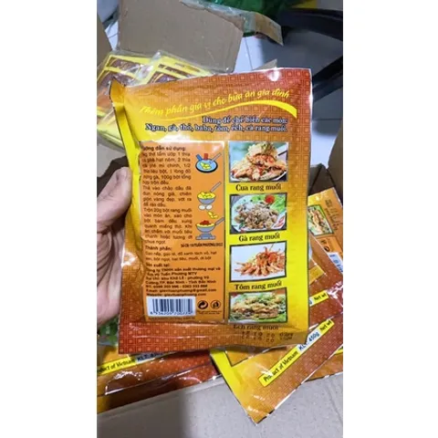 Bột rang muối gói 450gram - Bột rang muối hiệu Tuấn phương